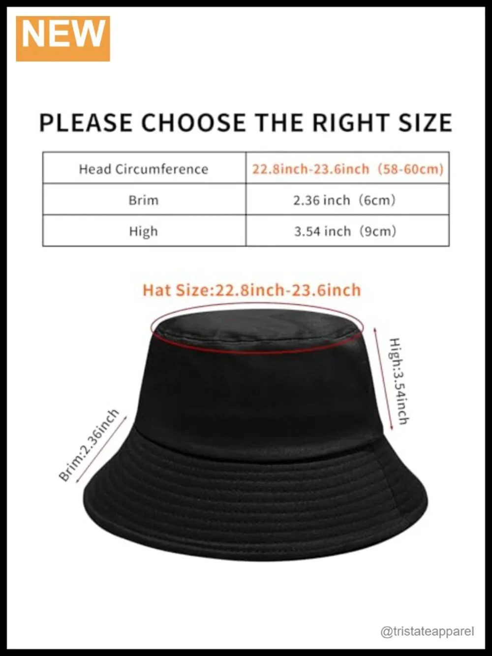 Cotton Bucket Hat UPF 50+ Sun Protection for Fishing Hiking Beach